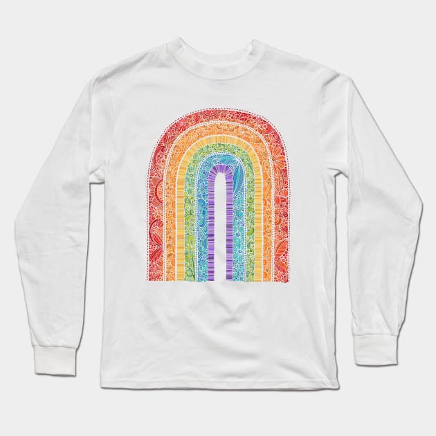 Be a rainbow Long Sleeve T-Shirt by Valentina Harper